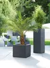 Scheurich 240/30 Pflanzgefäß C-Cube Stony Black - 28,5 cm x Produktbild-Vorschau 3