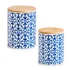 ZELLER Keramik Krug Marokko 900ml, blau-weiß 11x15,3cm Produktbild-Vorschau 5