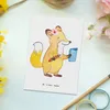 Mr. & Mrs. Panda Postkarte Auszubildende Herz - Weiß - Produktbild-Vorschau 2