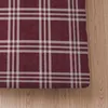 biberna melanżowa flanelowa pościel KARO burgund 1x 135x200 Podgląd zdjęcia produktu 10
