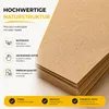 100 hojas de papel kraft marrón de 160 g/m², fabricado con Vista previa de la imagen del producto 5