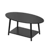 Couchtisch Wohnzimmertisch 100x53x45cm Schwarz Produktbild-Vorschau 5