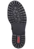 The image shows the sole of a black boot. Voir les images du produit