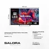 A marketing image of a television with dimensions and feature callouts. Produktbild-Vorschau