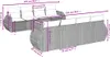 vidaXL 9-tlg. Garten-Sofagarnitur mit Kissen Schwarz Poly Produktbild-Vorschau 3