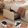 Lit tapissier INONEFT 160x200 cm avec 4 tiroirs et Voir les images du produit 11