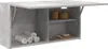 vidaXL Szafka łazienkowa betonowa szara 80x25x40 cm Podgląd zdjęcia produktu 4