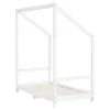 vidaXL Kinderbett Weiß 2x(70x140) cm Massivholz Kiefer Produktbild-Vorschau 7