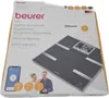 The image shows the retail packaging of a Beurer BF 720 diagnostic bathroom scale. Produktbild-Vorschau