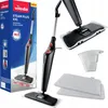 A Vileda Steam Plus XXL steam mop and its accessories are displayed against a white background. Podgląd zdjęcia produktu