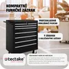 Vozík na nářadí se 7 zásuvkami - černý Náhled obrázku produktu 6