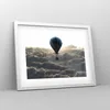 Gerahmtes Poster - Weißer Rahmen - Wolke Ballon Himmel - Produktbild-Vorschau 8