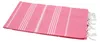 Hamamtuch pink Saunatuch Baumwolle "Sultan" mit Fransen Produktbild-Vorschau 3