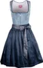 Dirndl Dena 60cm Länge blau 44 Produktbild-Vorschau 1