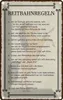 vianmo Blechschild 18x12 cm Pferd Reitbahnregeln wer Produktbild-Vorschau 1