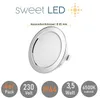 Sweet LED Möbel Einbaustrahler 4x Einbauleuchte Bad Chrom Produktbild-Vorschau 5