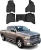 2017-2024 Dodge RAM Crew Cab Podlahové rohože TPE černé 4 Náhled obrázku produktu 1