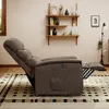 A recliner chair is shown in a living room setting with shelves and a lamp in the background. Anteprima dell’immagine prodotto