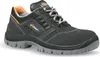 A single black safety shoe is shown against a white background. Produktbild-Vorschau