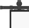 vidaXL Drzwi przesuwne z okuciem czarne 76x205 cm szkło Podgląd zdjęcia produktu 7