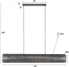 Hoyz-Kollektion – Hängelampe 7L Tube XL Mesh – Artic Black Produktbild-Vorschau 6