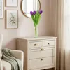 Künstliche Tulpen Silikon Blumenstrauß 7 Stück Realistisch Produktbild-Vorschau 3