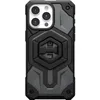 A black and gray rugged phone case with a magnetic ring stand. Produktbild-Vorschau