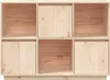 vidaXL Credenza 110,5x35x80 cm in legno di pino massiccio Anteprima dell’immagine prodotto 13