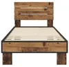 vidaXL Bedframe met hoofdeinde, gerecycled hout, 80 x 200 Productafbeelding-voorbeeld 4