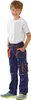 A young boy is standing and posing for a product image, wearing work pants and a t-shirt. Produktbild-Vorschau