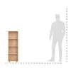 KOMTO Bücherregal 40 cm breit, Sonoma, Bücherregal mit 4 Produktbild-Vorschau 8