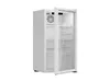 A white beverage cooler with its door open, displayed against a white background. Produktbild-Vorschau