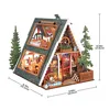 Puzzle en bois 3D Rolife DIY « Cabane à toit en A » Voir les images du produit 12