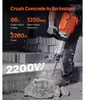 SucceBuy bourací kladivo 2200 W, vrtací kladivo na beton 66 Náhled obrázku produktu 2