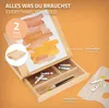 ECD Germany Stolní stojan ze dřeva, 33,5x26x6 cm, přírodní, Náhled obrázku produktu 3