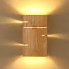 Holz Wandlampe im Vintage-Stil,oben und unten Produktbild-Vorschau 8
