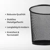 Westcott Papierkorb Mesh Schwarz (2er-Set) | 2 x Mülleimer Produktbild-Vorschau 3