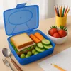 Lunchbox 3er Set Butterbrotdose Brotdose Kunststoff Brotbox Produktbild-Vorschau 2
