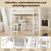 Flieks Etagenbett 140x200cm mit Schreibtisch und Regal, Produktbild-Vorschau 6