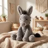 Esel Kuscheltier Plüschtier Grau Stofftier Baby Kleinkind Produktbild-Vorschau 1