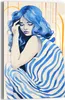 DEQOART Glasbild Echtglas 60x90 cm 'Blaue Stille' Wandbild Produktbild-Vorschau 1
