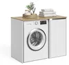 Wasmachinekast Vicco Viktor Wit/Artisanaal eiken 113.6 x Productafbeelding-voorbeeld 6