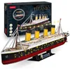 CubicFun Titanic LED, 266 onderdelen, Schepen, 14+ jaar Productafbeelding-voorbeeld 1