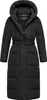 Navahoo Damen Winterjacke Steppmantel lang warm mit Gürtel Produktbild-Vorschau 1