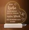 INDIGOS UG - Nachttischlampe - Herz rechts - Spruch 10 -  Produktbild-Vorschau 1