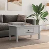Design New Couchtisch BODO Grau 100x55x46 cm Massivholz Produktbild-Vorschau 1