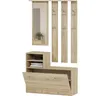 Framire Šatní skříň V-1Framire 90 x 160 x 30 cm sonoma Náhled obrázku produktu 3