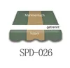 Leudus Markisenstoff mit Volant für 3,5x3m Markisen Produktbild-Vorschau 2