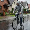 Universelle Regenjacke – Cape-Jacke Mit Kapuze, Grau Produktbild-Vorschau 4