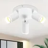 ZMH LED Deckenleuchte 3 Flammig weiß Deckenlampe Spots GU10 Produktbild-Vorschau 1